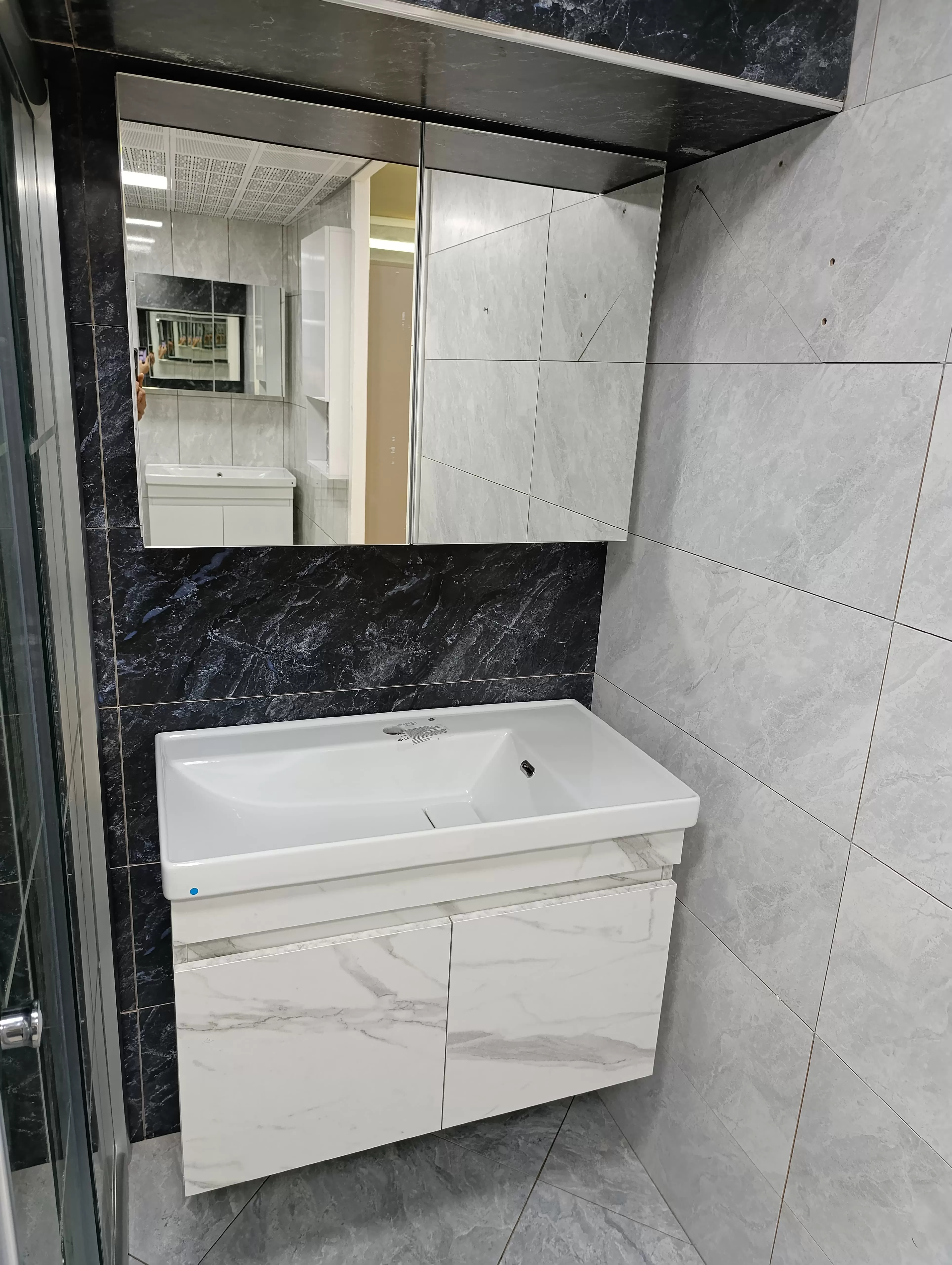 80 cm MDF Lam Aynalı